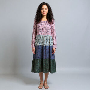 Twisted Wunder Long Sleeve Midi Smock Dress - Size 12